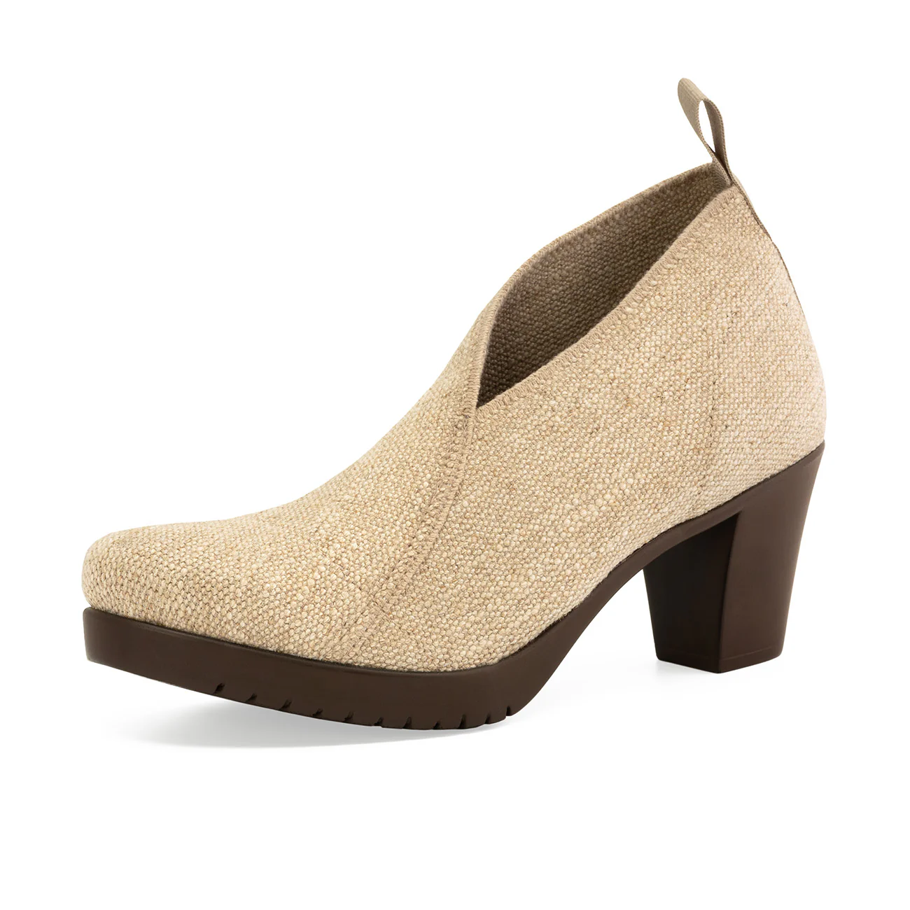 Jill V-Cut Block Heel Bootie - Image 5